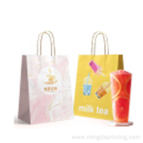 rope handle paper bag with fast delivery